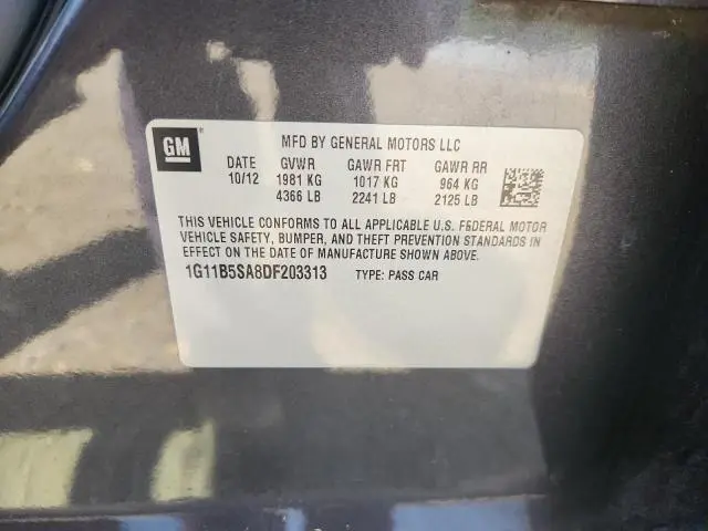 2013 CHEVROLET MALIBU LS  