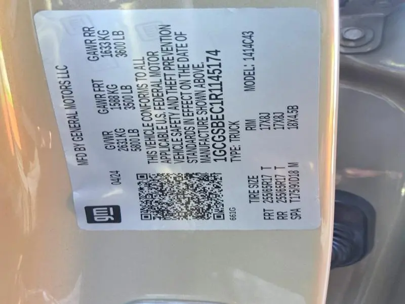 2024 CHEVROLET COLORADO   