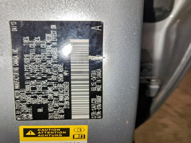 2013 LEXUS RX 350 BASE  