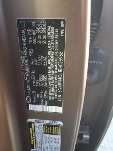 2024 HYUNDAI SANTA FE LIMITED  