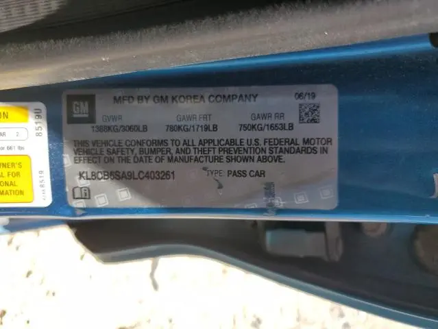 2020 CHEVROLET SPARK LS  