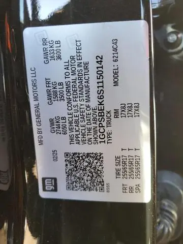 2025 CHEVROLET COLORADO   