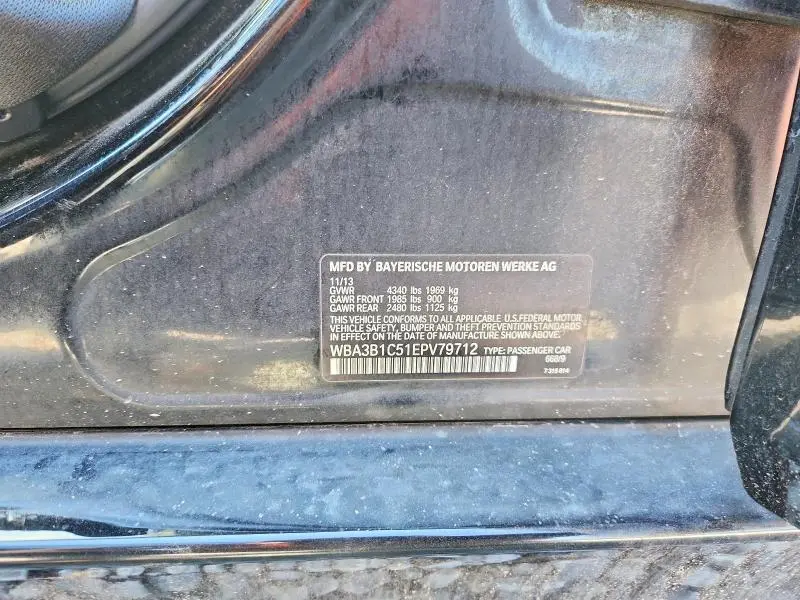 2014 BMW 320 I  