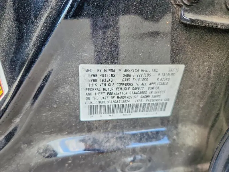 2016 ACURA ILX PREMIUM  