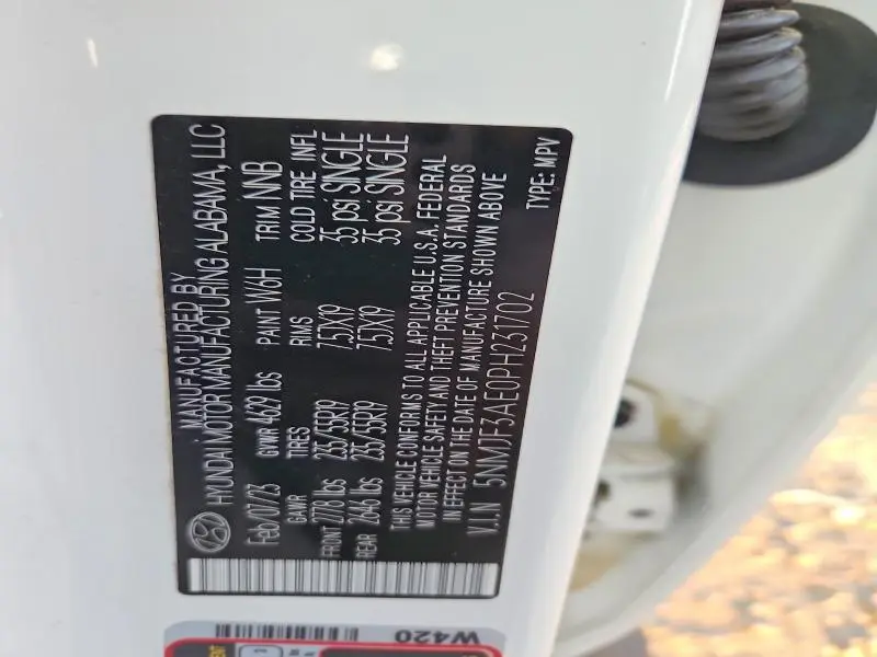 2023 HYUNDAI TUCSON SEL  