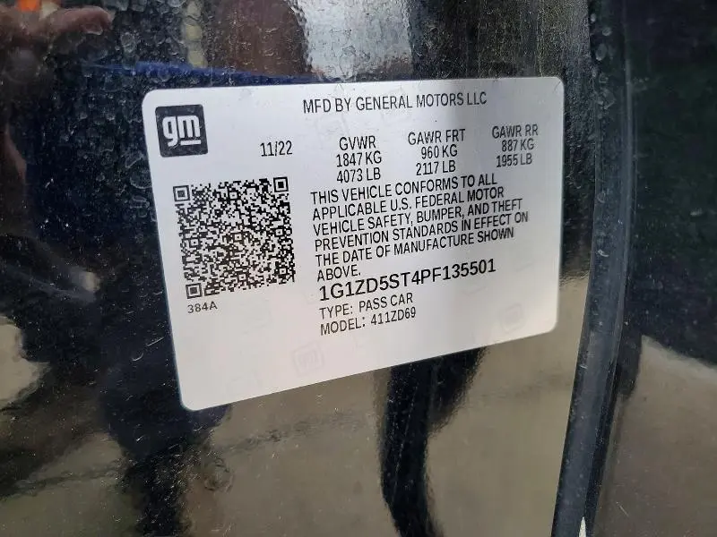 2023 CHEVROLET MALIBU LT  