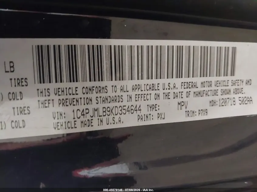 2019 JEEP CHEROKEE LATITUDE PLUS 4X4