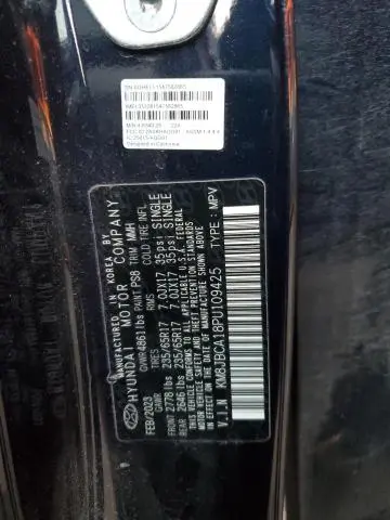 2023 HYUNDAI TUCSON BLUE  