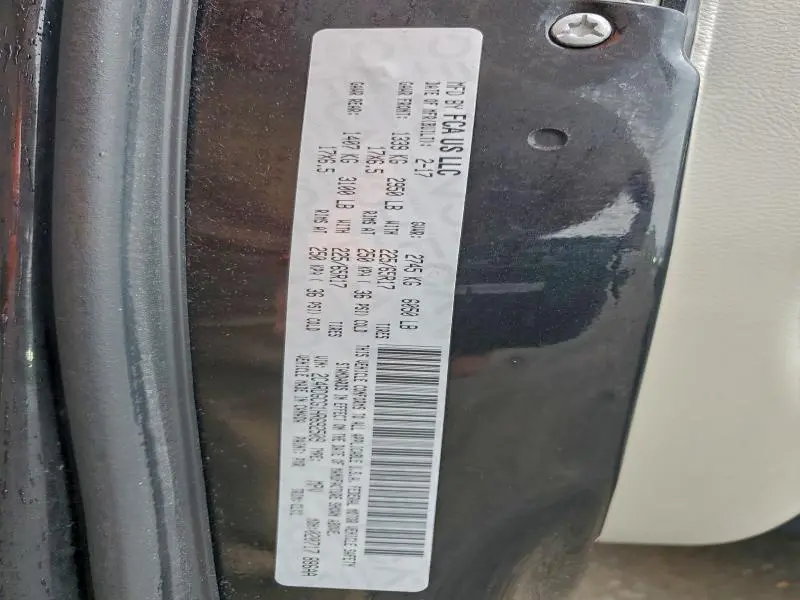 2017 DODGE GRAND CARAVAN SXT  