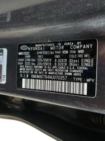 2022 GENESIS GV70 BASE  