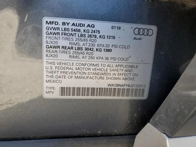 2018 AUDI Q5 PREMIUM PLUS  