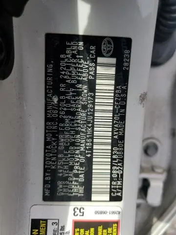 2018 TOYOTA CAMRY XSE  