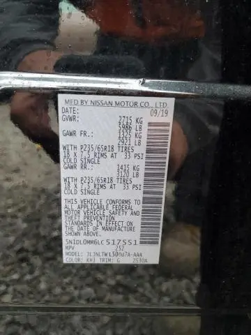 2020 INFINITI QX60 LUXE  