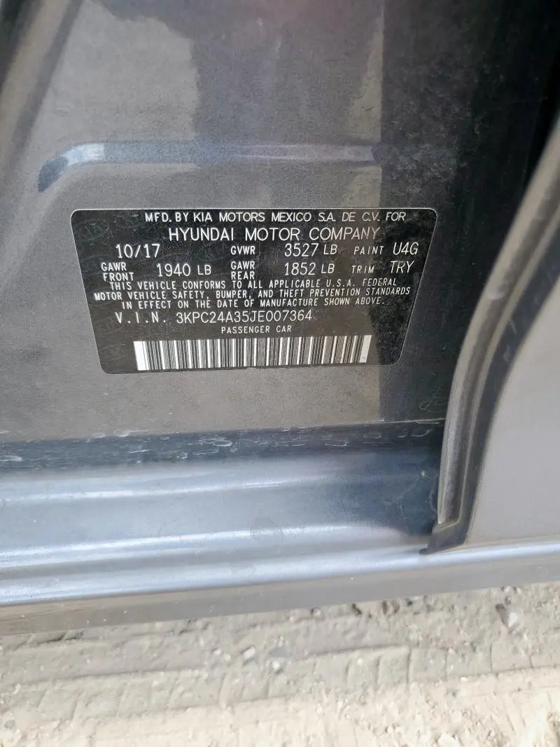 2018 HYUNDAI ACCENT SE