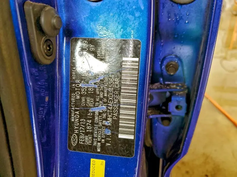 2013 HYUNDAI ACCENT GLS  