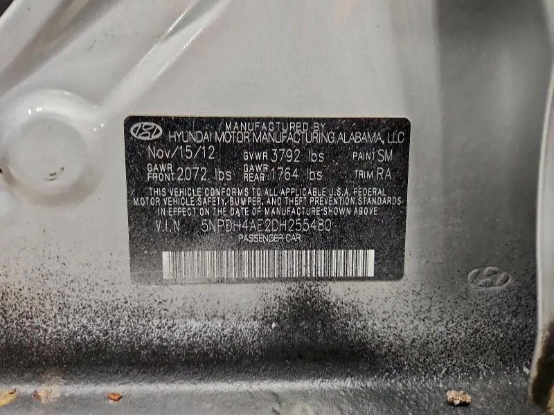 2013 HYUNDAI ELANTRA GLS  