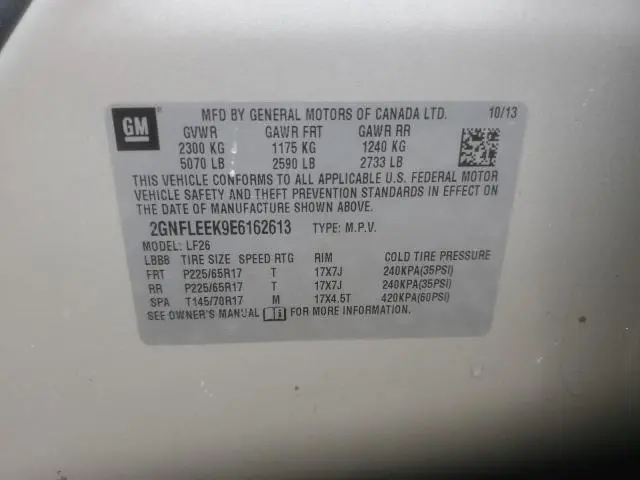 2014 CHEVROLET EQUINOX LS  