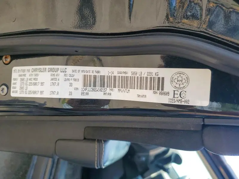 2014 JEEP CHEROKEE LATITUDE  