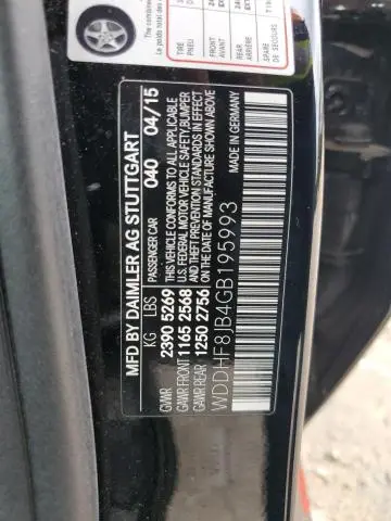 2016 MERCEDES-BENZ E 350 4MATIC  