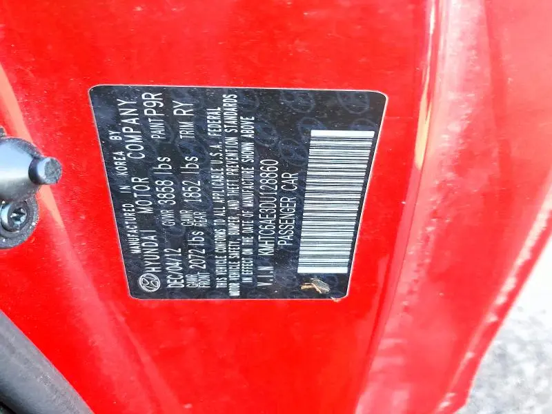 2013 HYUNDAI VELOSTER TURBO  