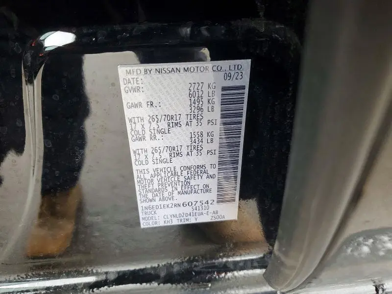 2024 NISSAN FRONTIER S  