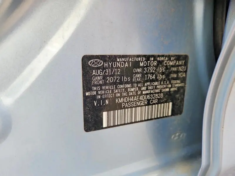 2013 HYUNDAI ELANTRA GLS  