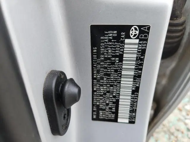 2016 TOYOTA COROLLA L  