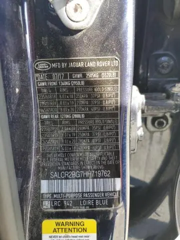 2017 LAND ROVER DISCOVERY SPORT HSE  