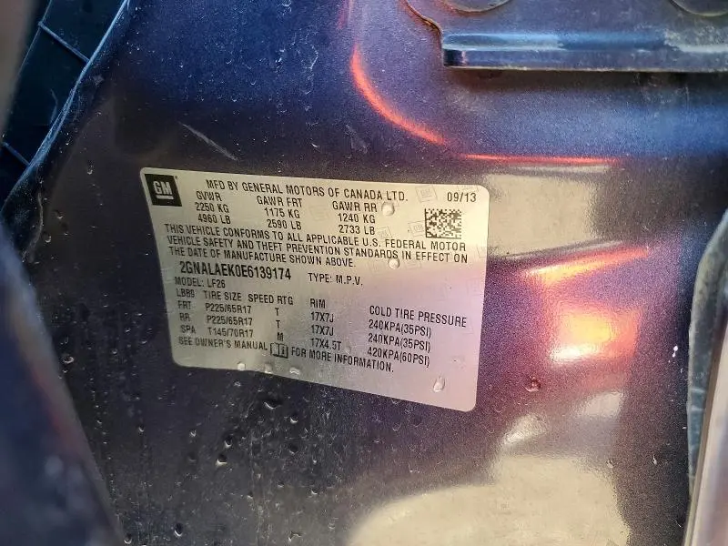 2014 CHEVROLET EQUINOX LS  