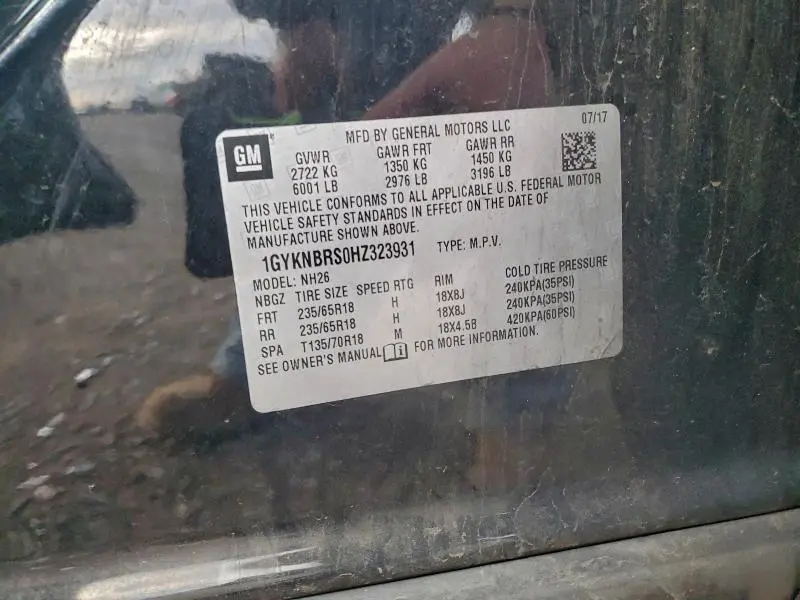 2017 CADILLAC XT5 LUXURY  