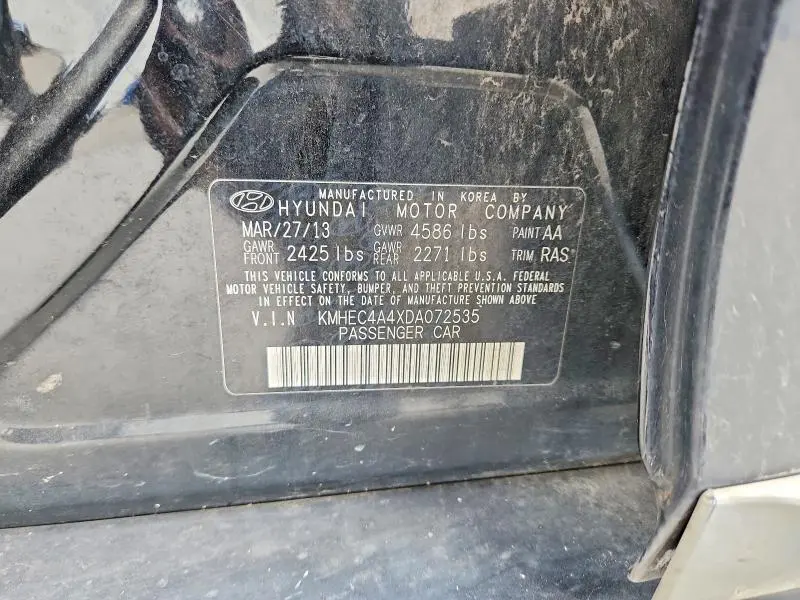 2013 HYUNDAI SONATA HYBRID  