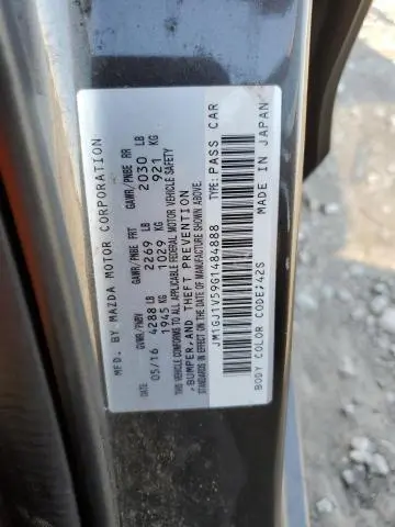 2016 MAZDA 6 TOURING  