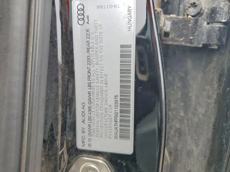 2016 AUDI A3 PREMIUM  