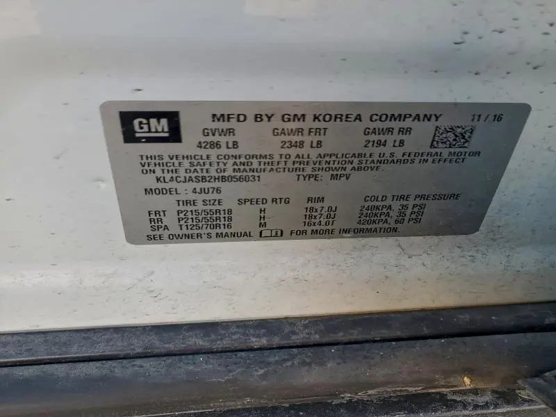 2017 BUICK ENCORE PREFERRED  