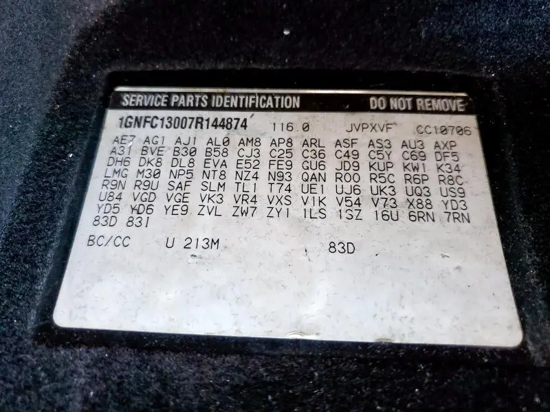 2012 CHEVROLET TAHOE C1500 LTZ  