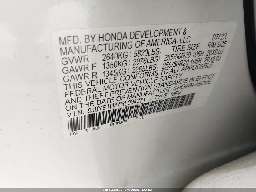 2024 ACURA MDX TECHNOLOGY PACKAGE