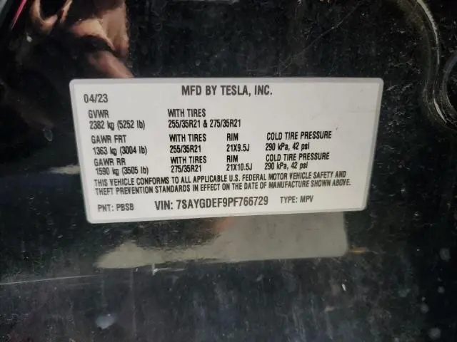 2023 TESLA MODEL Y   