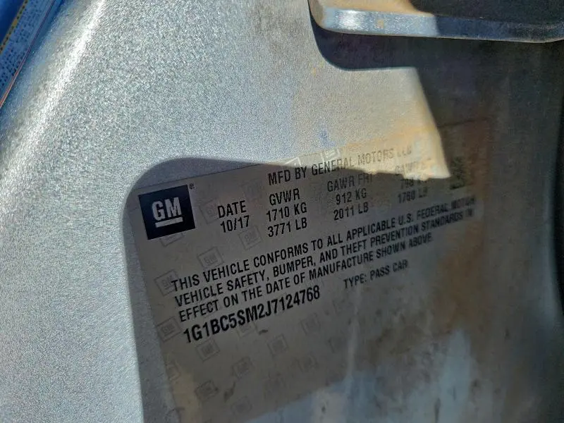 2018 CHEVROLET CRUZE LS  