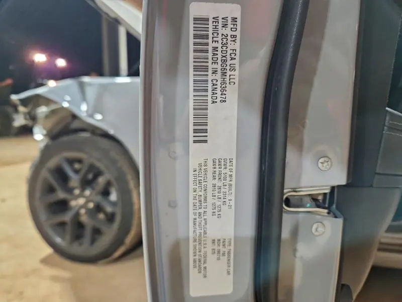 2021 DODGE CHARGER SXT  