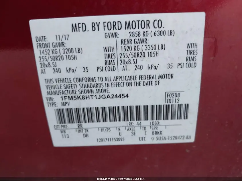 2018 FORD EXPLORER PLATINUM