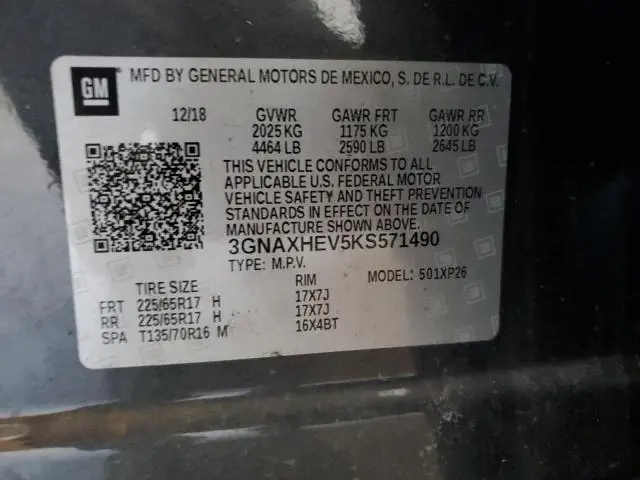 2019 CHEVROLET EQUINOX LS  