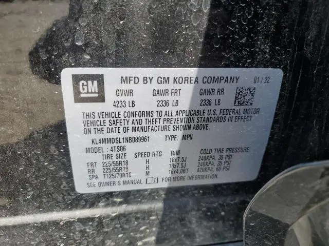 2022 BUICK ENCORE GX SELECT  