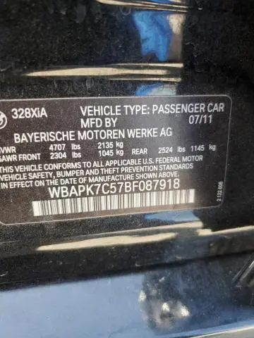2011 BMW 328 XI  