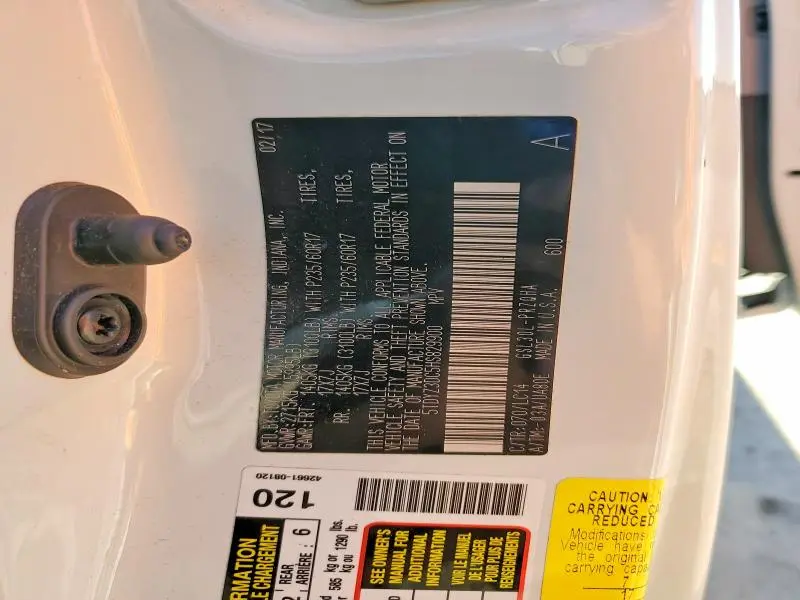 2017 TOYOTA SIENNA XLE PREMIUM 8-PASSENGER  
