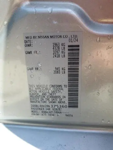2024 NISSAN ALTIMA SV