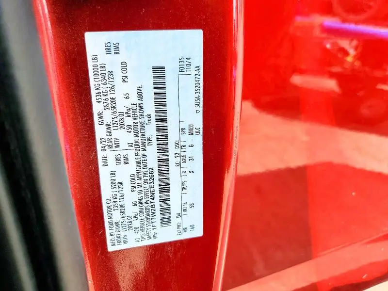 2022 FORD F250 SUPER DUTY  