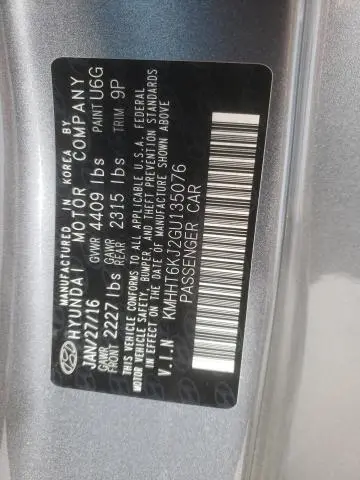 2016 HYUNDAI GENESIS COUPE 3.8L  