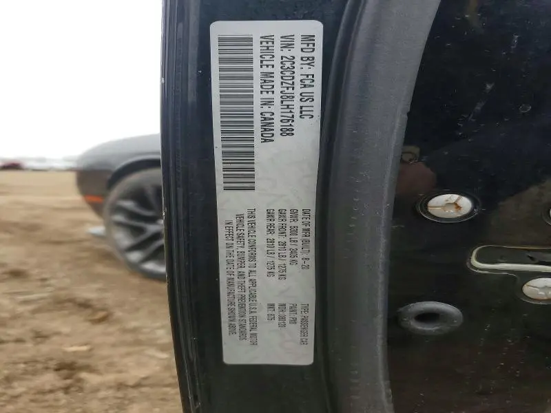 2020 DODGE CHALLENGER R  