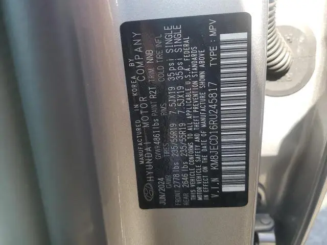 2024 HYUNDAI TUCSON LIMITED  