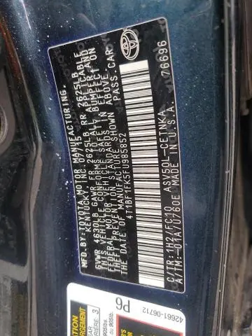 2015 TOYOTA CAMRY LE  